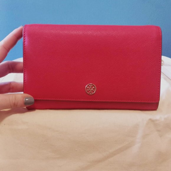 FIRE🔥 SALE TORY BURCH ROBINSON PURSE red - Picture 4 of 9